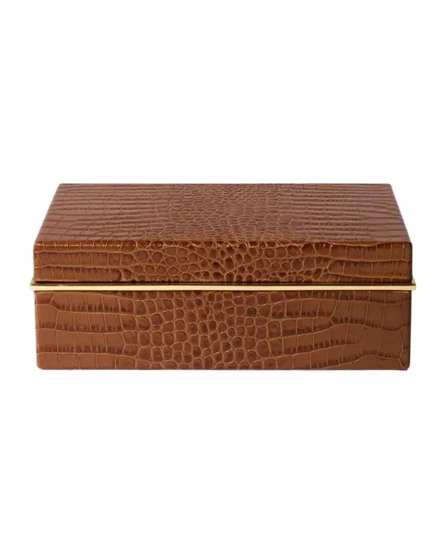 Classic Croc Leather Small Box
