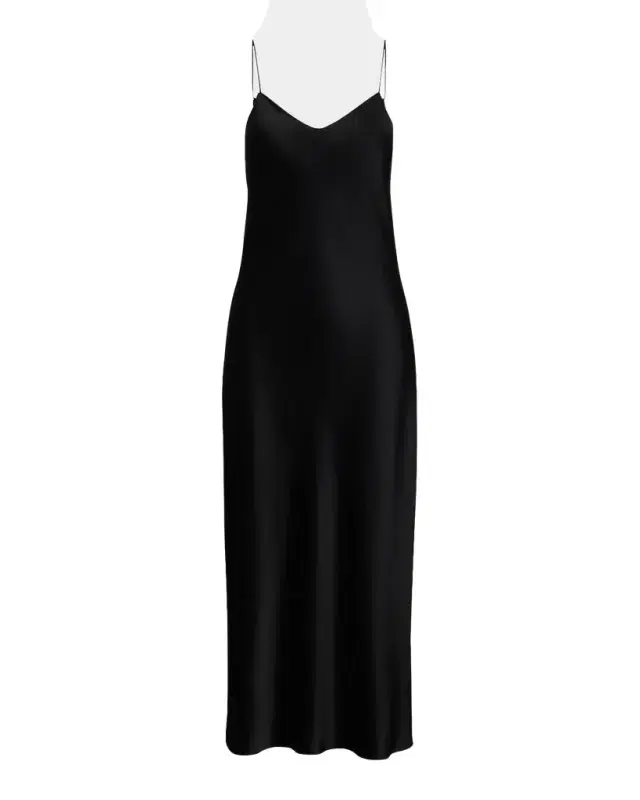 Polo Ralph Lauren Satin Midi Slip Dress