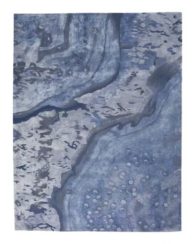 Nourison Prismatic Blue Hand-Tufted Rug | Thumbnail 1 Nourison Prismatic Blue Hand-Tufted Rug | Thumbnail 1