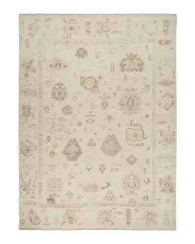 Nourison Whispers Cream Hand-Knotted Rug | Thumbnail 1 Nourison Whispers Cream Hand-Knotted Rug | Thumbnail 1