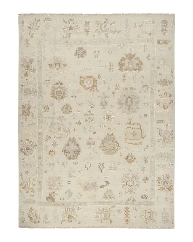 Nourison Whispers Cream Hand-Knotted Rug