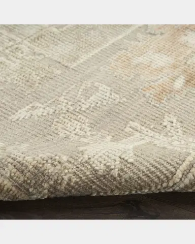 Nourison Whispers Taupe Hand-Knotted Rug | Thumbnail 2