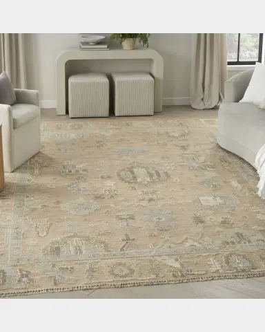 Nourison Whispers Mauve Hand-Knotted Rug | Thumbnail 6