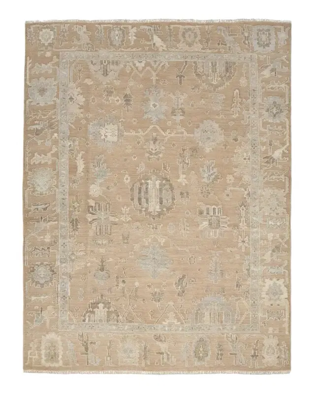 Nourison Whispers Mauve Hand-Knotted Rug