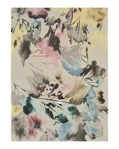 Nourison Prismatic Beige/Multicolor Hand-Tufted Rug | Thumbnail 1