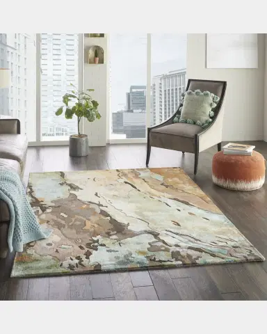 Nourison Prismatic Multicolor Hand-Tufted Rug | Thumbnail 6 Nourison Prismatic Multicolor Hand-Tufted Rug | Thumbnail 6
