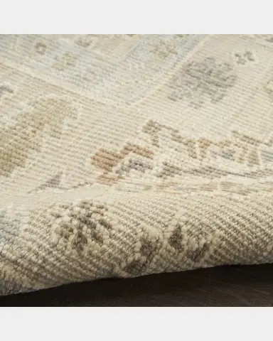 Nourison Whispers Beige Hand-Knotted Rug | Thumbnail 2