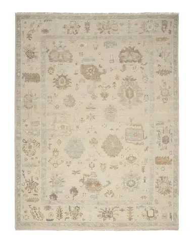 Nourison Whispers Beige Hand-Knotted Rug | Thumbnail 1