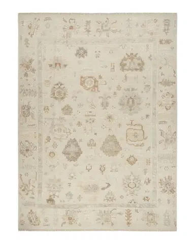 Nourison Whispers Cream Hand-Knotted Rug | Thumbnail 1 Nourison Whispers Cream Hand-Knotted Rug | Thumbnail 1