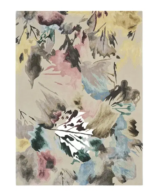 Nourison Prismatic Beige/Multicolor Hand-Tufted Rug