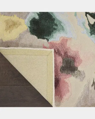 Nourison Prismatic Beige/Multicolor Hand-Tufted Rug | Thumbnail 4