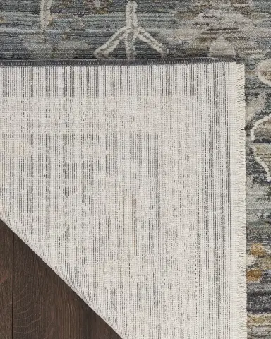 Nourison Lynx Navy Power-Loomed Rug | Thumbnail 4