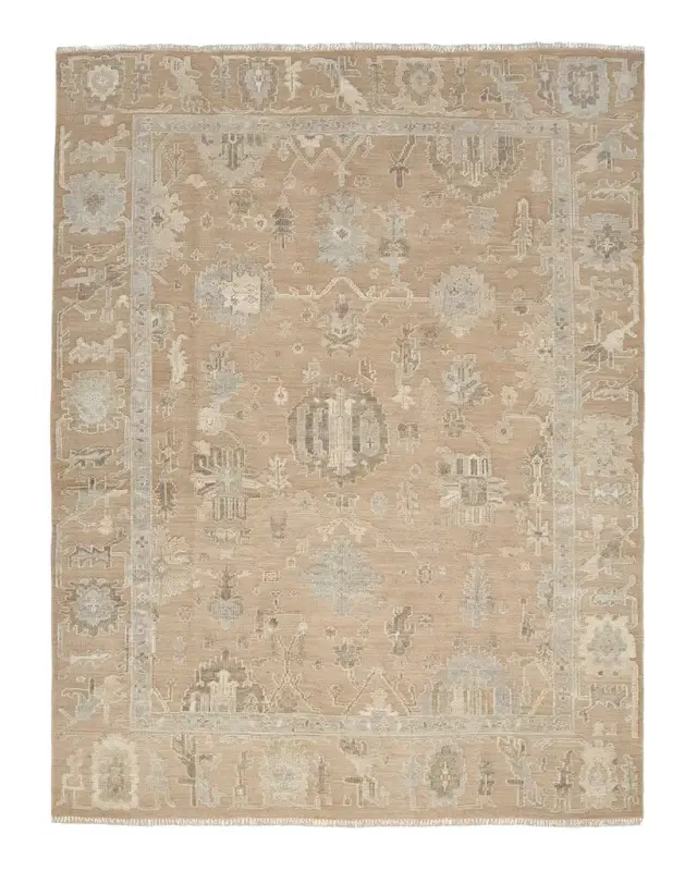Nourison Whispers Mauve Hand-Knotted Rug