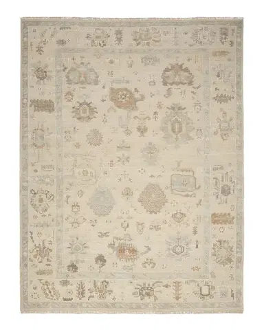 Nourison Whispers Beige Hand-Knotted Rug | Thumbnail 1