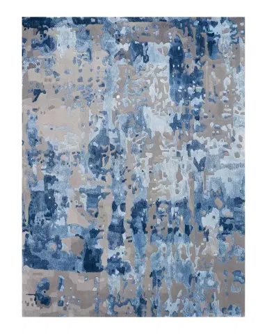 Nourison Prismatic Blue/Grey Hand-Tufted Rug | Thumbnail 1 Nourison Prismatic Blue/Grey Hand-Tufted Rug | Thumbnail 1