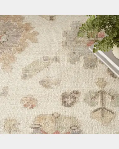 Nourison Whispers Ivory Hand-Knotted Rug | Thumbnail 4