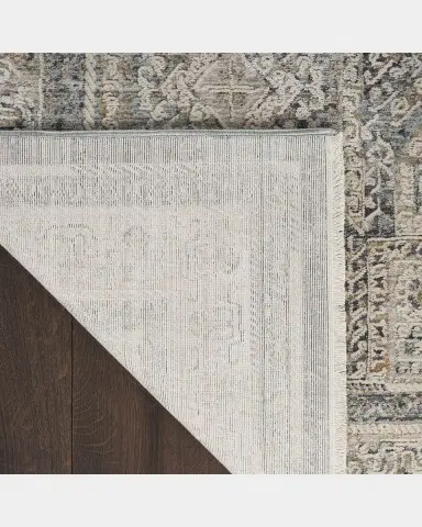Nourison Lynx Charcoal Power-Loomed Rug | Thumbnail 6