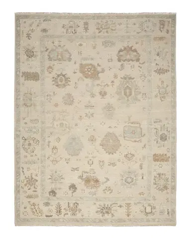 Nourison Whispers Beige Hand-Knotted Rug | Thumbnail 1 Nourison Whispers Beige Hand-Knotted Rug | Thumbnail 1