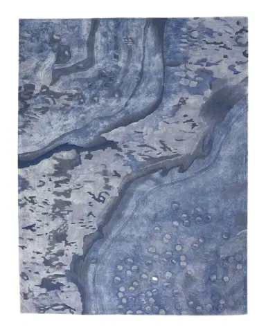 Nourison Prismatic Blue Hand-Tufted Rug | Thumbnail 1 Nourison Prismatic Blue Hand-Tufted Rug | Thumbnail 1