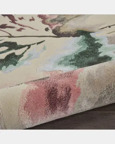 Nourison Prismatic Beige/Multicolor Hand-Tufted Rug | Thumbnail 2