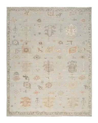 Nourison Whispers Light Blue Hand-Knotted Rug | Thumbnail 1 Nourison Whispers Light Blue Hand-Knotted Rug | Thumbnail 1
