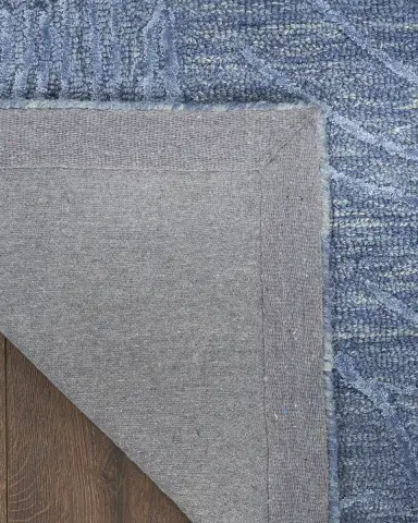 Nourison Avra Blue Hand-Tufted Rug | Thumbnail 4