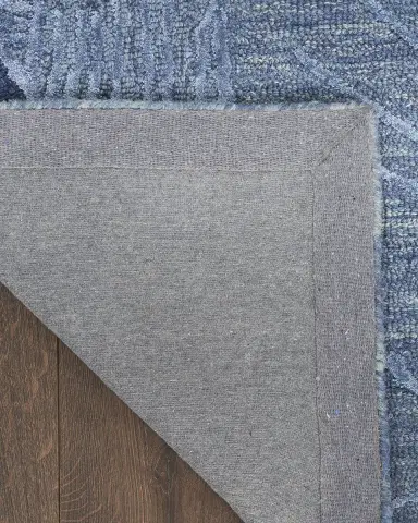 Nourison Avra Blue Hand-Tufted Rug | Thumbnail 4