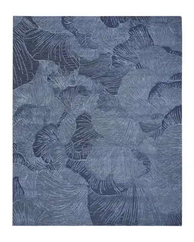 Nourison Avra Blue Hand-Tufted Rug | Thumbnail 1