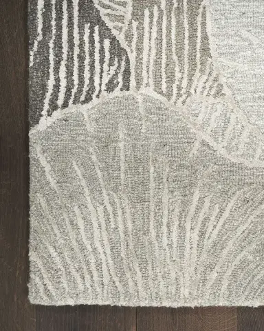 Nourison Avra Blue Hand-Tufted Rug | Thumbnail 3