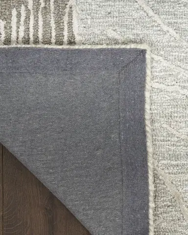 Nourison Avra Blue Hand-Tufted Rug | Thumbnail 4