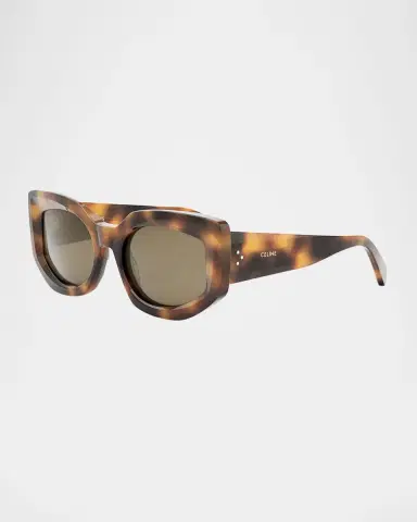 Celine Beveled Acetate Cat-Eye Sunglasses | Thumbnail 2 Celine Beveled Acetate Cat-Eye Sunglasses | Thumbnail 2