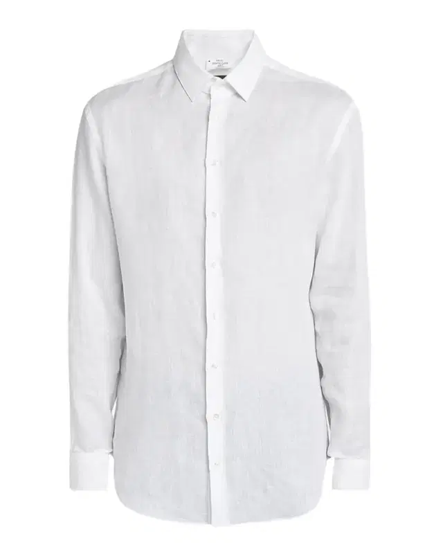 Men 's Classic Solid Linen Sport Shirt