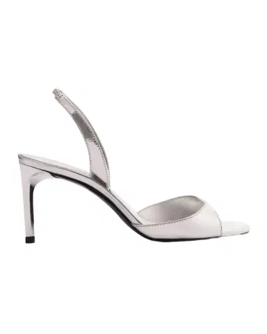 Schutz Scarlett Metallic Leather Mid-Heel Slingback Sandals | Thumbnail 1 Schutz Scarlett Metallic Leather Mid-Heel Slingback Sandals | Thumbnail 1