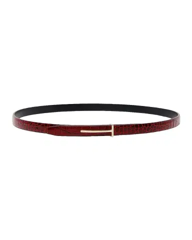 Tom Ford Croc-Effect Leather Belt | Thumbnail 2