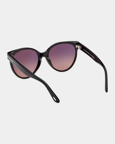 Tom Ford Tallulah 56MM Round Sunglasses | Thumbnail 2