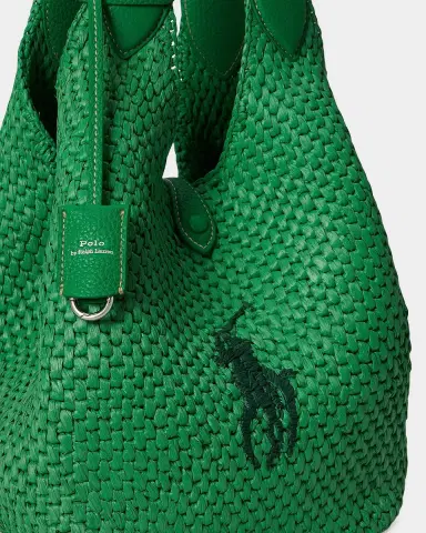 Polo Ralph Lauren Polo Play Big Pony Faux-Raffia Tote | Thumbnail 6 Polo Ralph Lauren Polo Play Big Pony Faux-Raffia Tote | Thumbnail 6