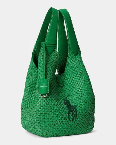 Polo Ralph Lauren Polo Play Big Pony Faux-Raffia Tote | Thumbnail 7 Polo Ralph Lauren Polo Play Big Pony Faux-Raffia Tote | Thumbnail 7