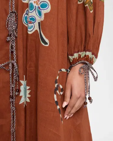 ALÉMAIS Laurence Tie-Front Maxi Dress | Thumbnail 5 ALÉMAIS Laurence Tie-Front Maxi Dress | Thumbnail 5