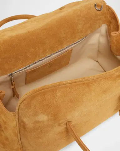 Jacquemus Men's The Turismo Suede Shopping Tote Bag | Thumbnail 4