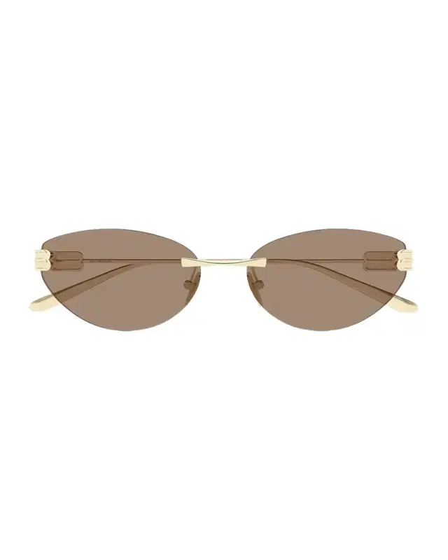 61mm Metal Cat-Eye Sunglasses