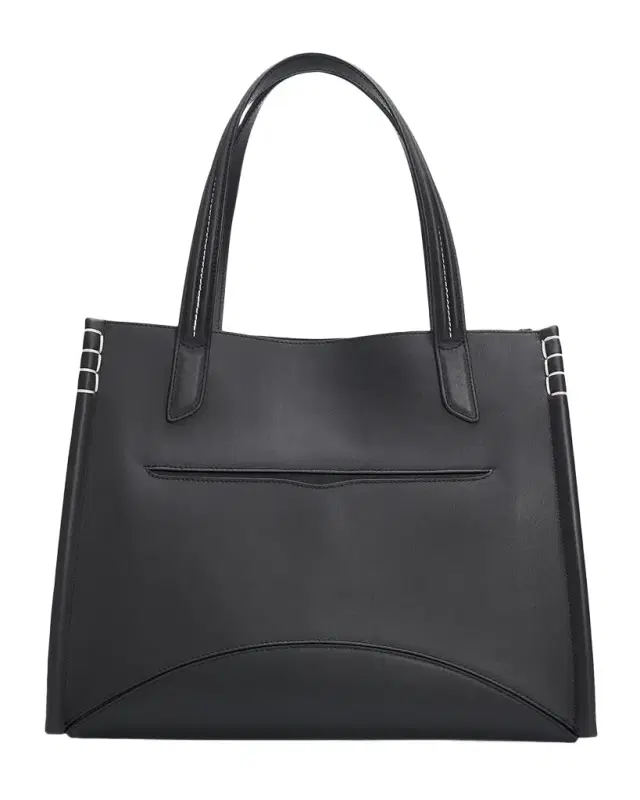 JW Anderson Men 's Loafer Cabas Leather Tote Bag
