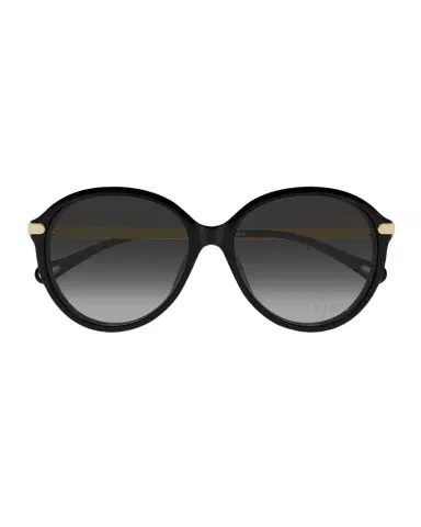 Chloé Round Acetate & Metal Sunglasses | Thumbnail 1