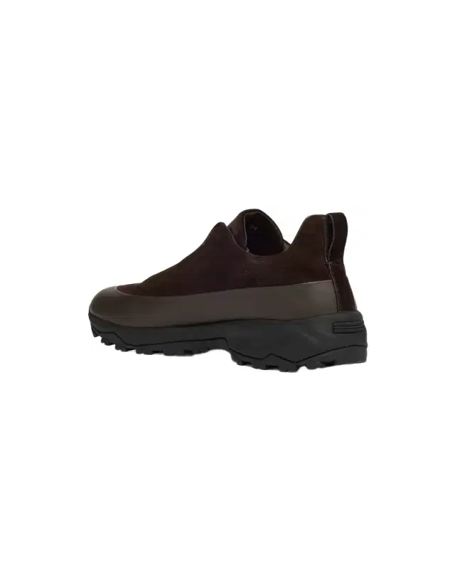 Men 's Triple Stitch Monte Suede and Leather Slip-On Sneakers