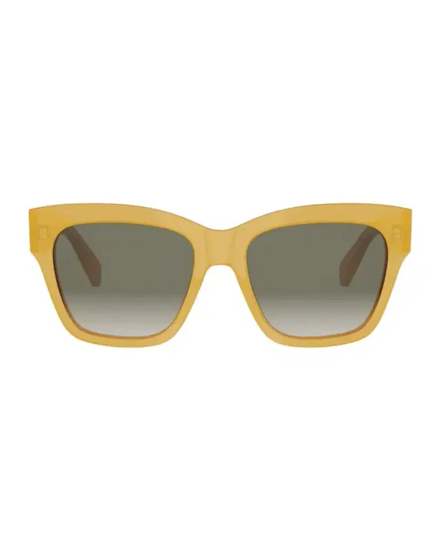 Celine Triomphe 55mm Square Acetate Sunglasses