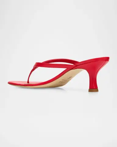 Staud 55mm Freja Leather Thong Sandals | Thumbnail 4 Staud 55mm Freja Leather Thong Sandals | Thumbnail 4