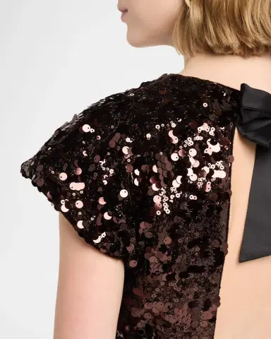 Ganni Sequined Open-Back Top | Thumbnail 5 Ganni Sequined Open-Back Top | Thumbnail 5