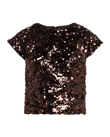 Ganni Sequined Open-Back Top | Thumbnail 1 Ganni Sequined Open-Back Top | Thumbnail 1
