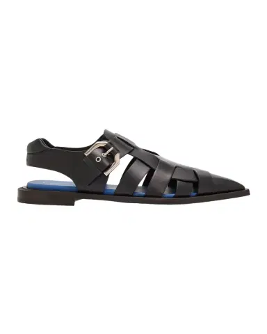 Lanvin Men's Leather Pointed-Toe Gladiator Sandals | Thumbnail 1 Lanvin Men's Leather Pointed-Toe Gladiator Sandals | Thumbnail 1