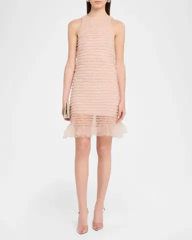 Givenchy Ruffle Tulle Sleeveless Mini Dress | Thumbnail 2 Givenchy Ruffle Tulle Sleeveless Mini Dress | Thumbnail 2
