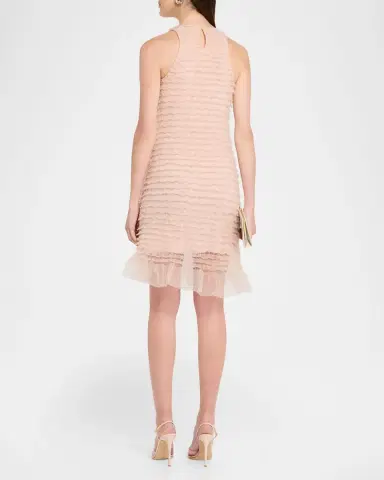 Givenchy Ruffle Tulle Sleeveless Mini Dress | Thumbnail 3 Givenchy Ruffle Tulle Sleeveless Mini Dress | Thumbnail 3